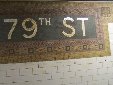 Old mosaic sign