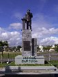 A statue of Barbosa (founder of the Puerto Rican 
Republican Party! woo hoo)